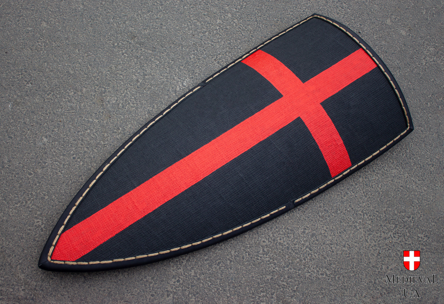 Big heater shield with cross pattern