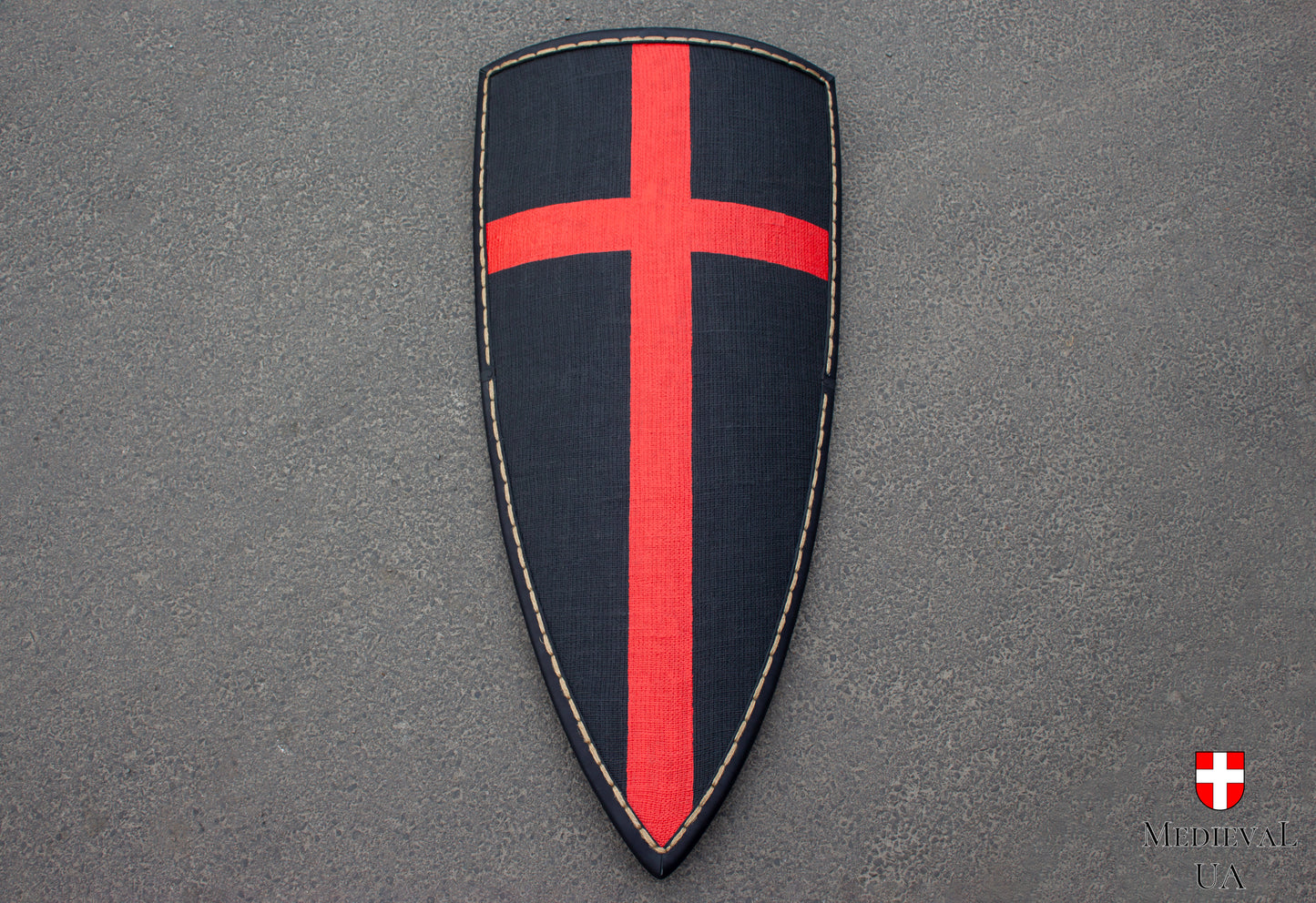 Big heater shield with cross pattern