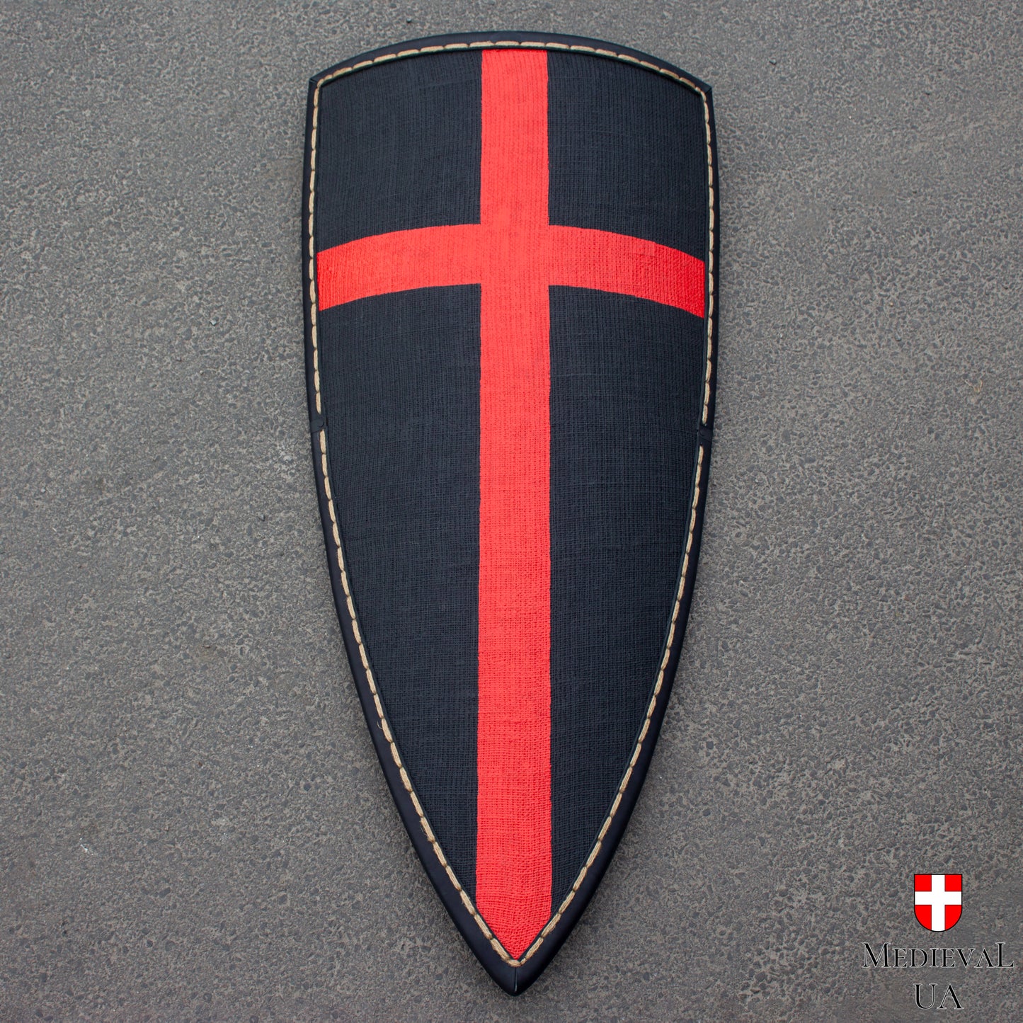 Big heater shield with cross pattern