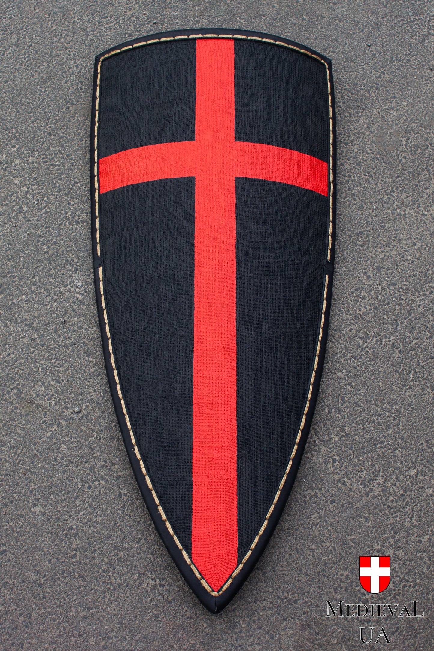 Big heater shield with cross pattern