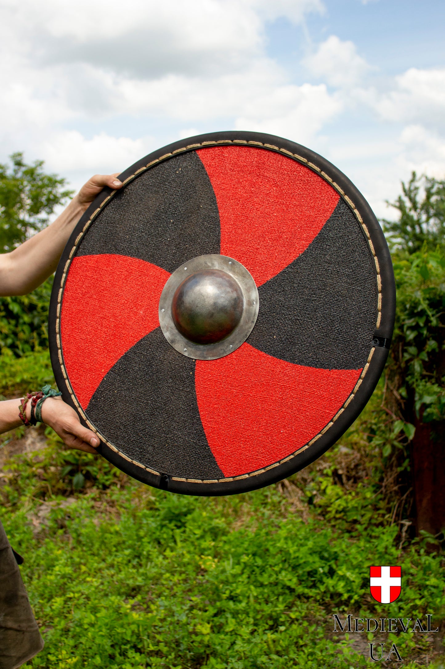 Viking round shield "Saxon", D=70cm
