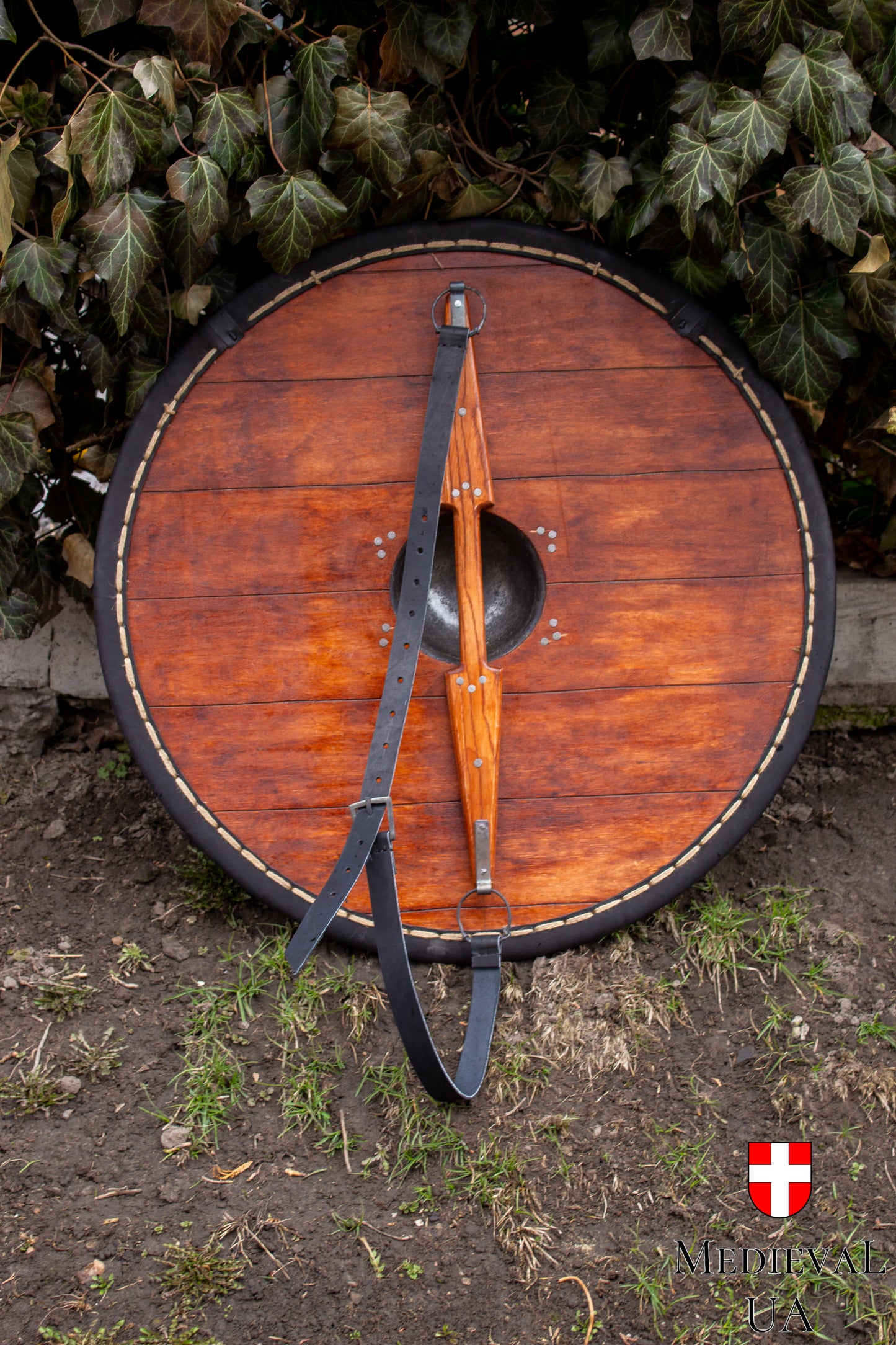 Viking round shield "Tree of life", D=70cm