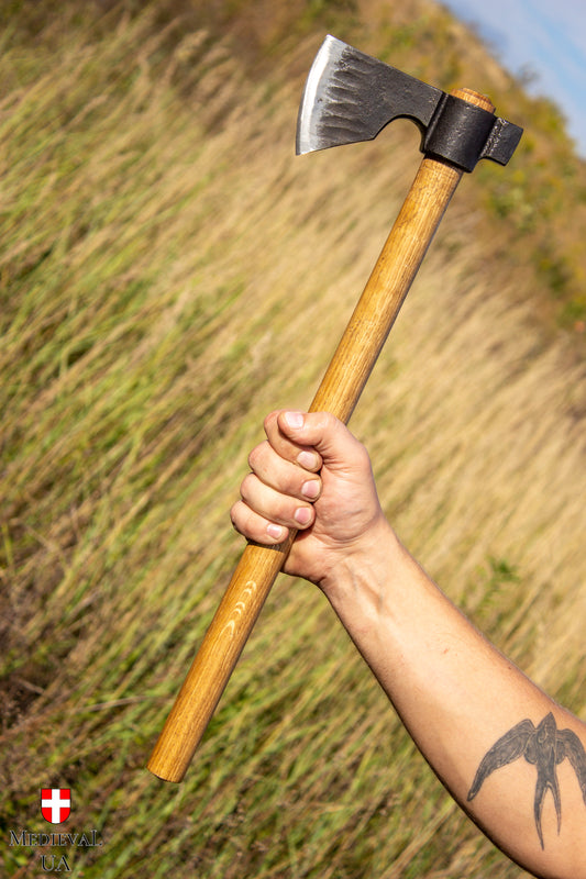 Handcrafted forged tomahawk axe