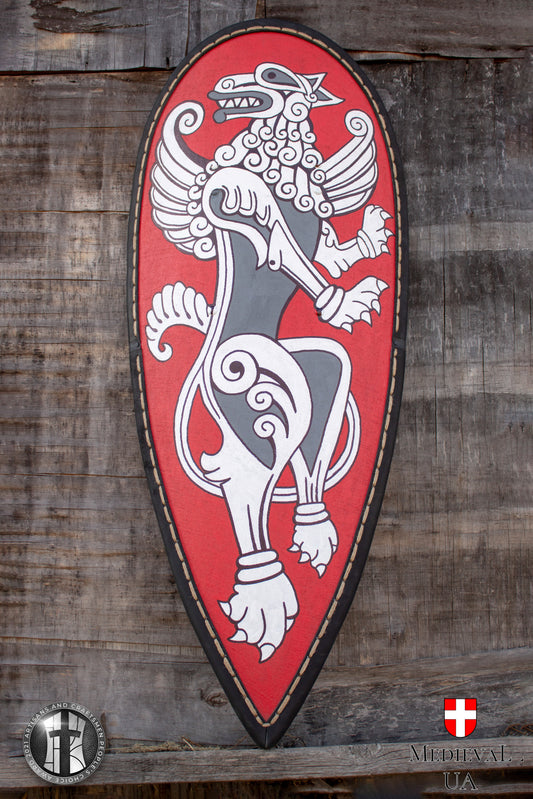 Medieval kite shield "Griffin"