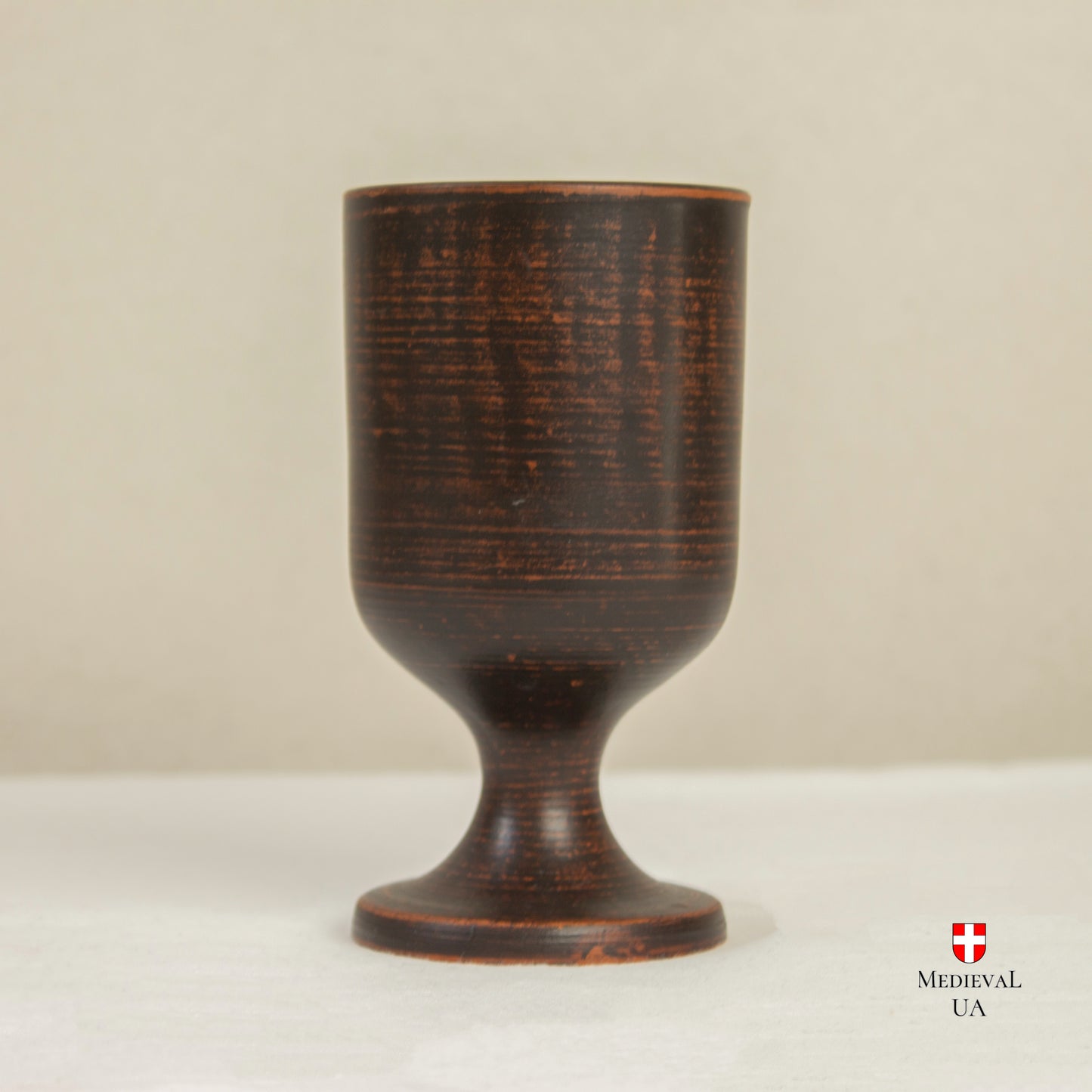 Medieval Red Clay Goblet