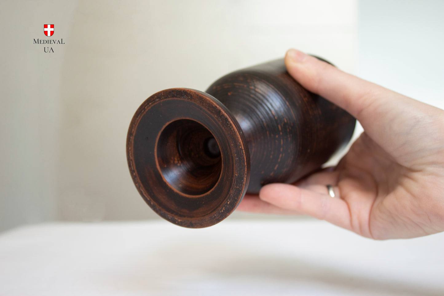 Medieval Red Clay Goblet