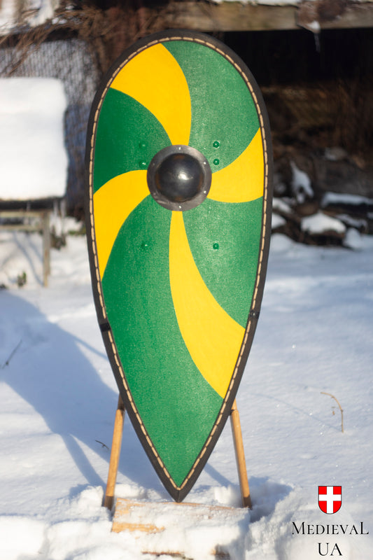 Norman kite shield with metal shield boss