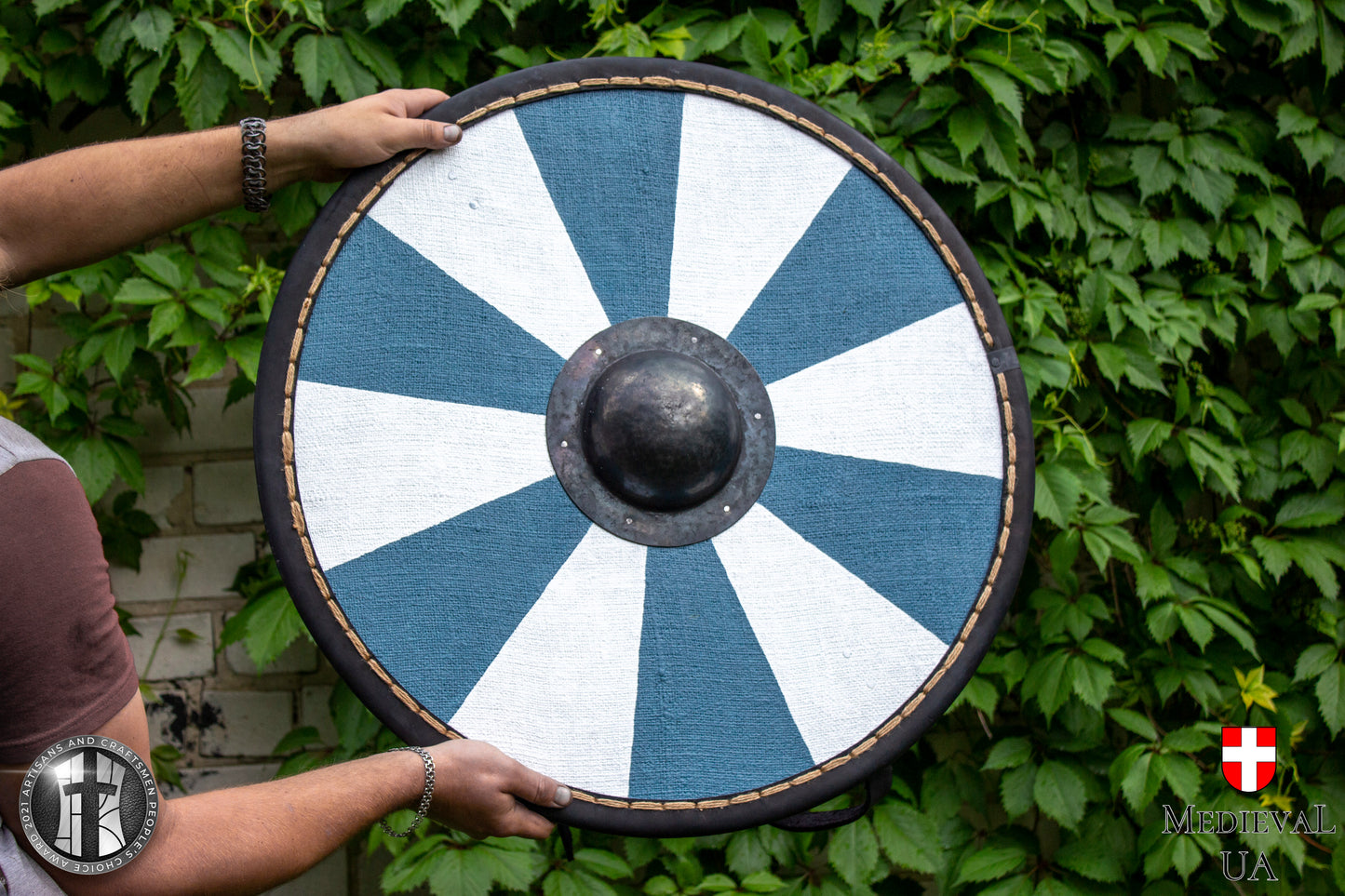 Viking round shield "My sun", D=70cm