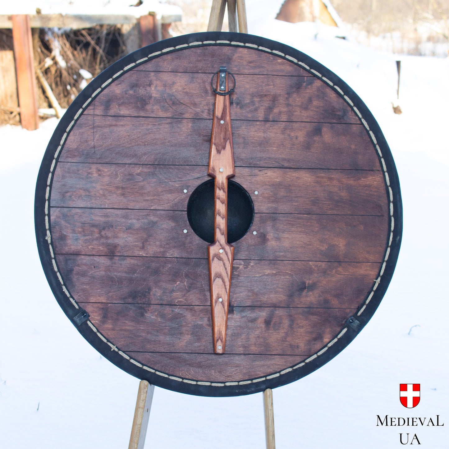 Viking round shield "My sun", D=70cm